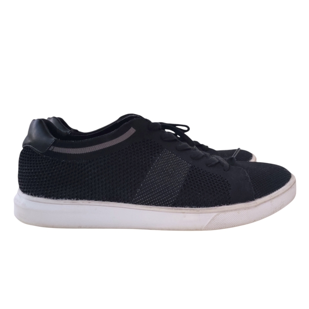STEVE MADDEN Barlyn Knit Mesh Sneakers 10 Black Lace Up Shoes Men's